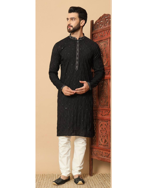 Load image into Gallery viewer, Ethnic Traditional Indian Men’s Kurta Pajama mahezon

