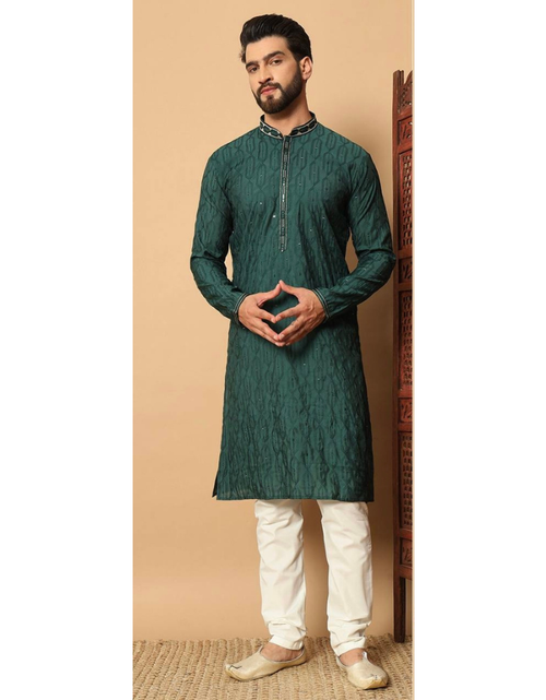 Load image into Gallery viewer, Ethnic Traditional Indian Men’s Kurta Pajama mahezon
