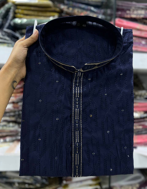 Load image into Gallery viewer, Ethnic Traditional Indian Men’s Kurta Pajama mahezon
