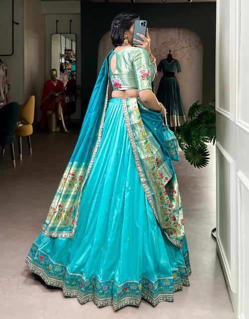 Load image into Gallery viewer, Paithani Women’s Lehenga Blouse Dupatta mahezon
