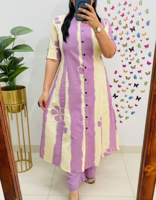 Load image into Gallery viewer, Exclusive A-Line Women’s Kurti Co-ord Set
