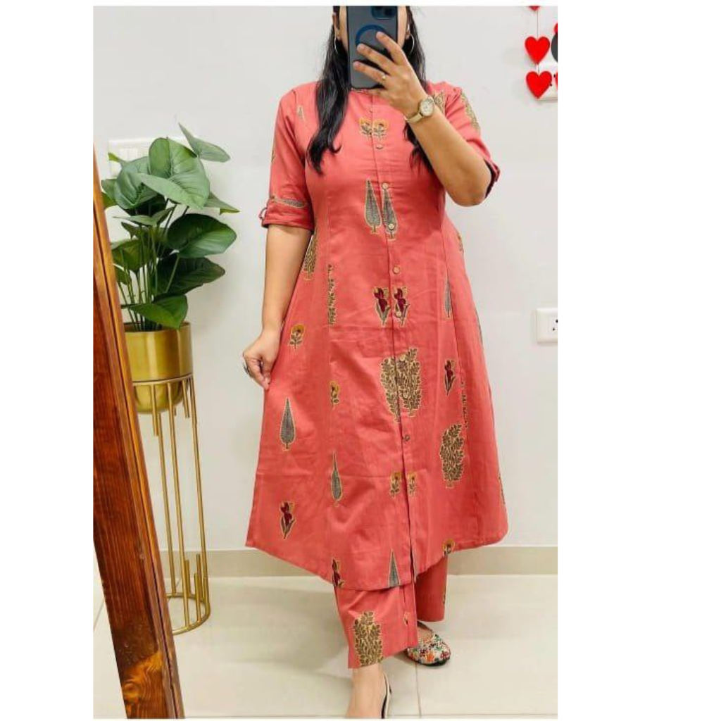 Exclusive A-Line Women’s Kurti Co-ord Set