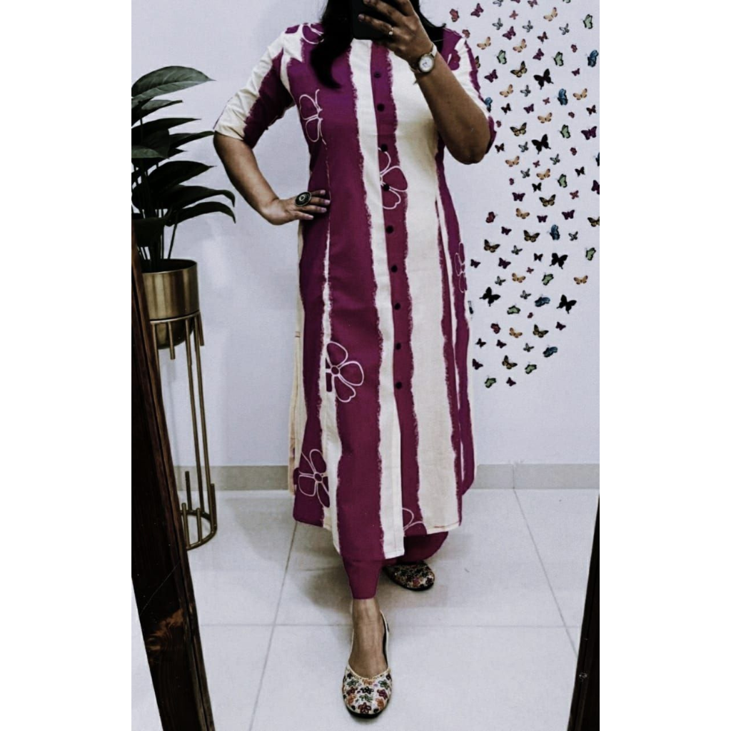 Exclusive A-Line Women’s Kurti Co-ord Set