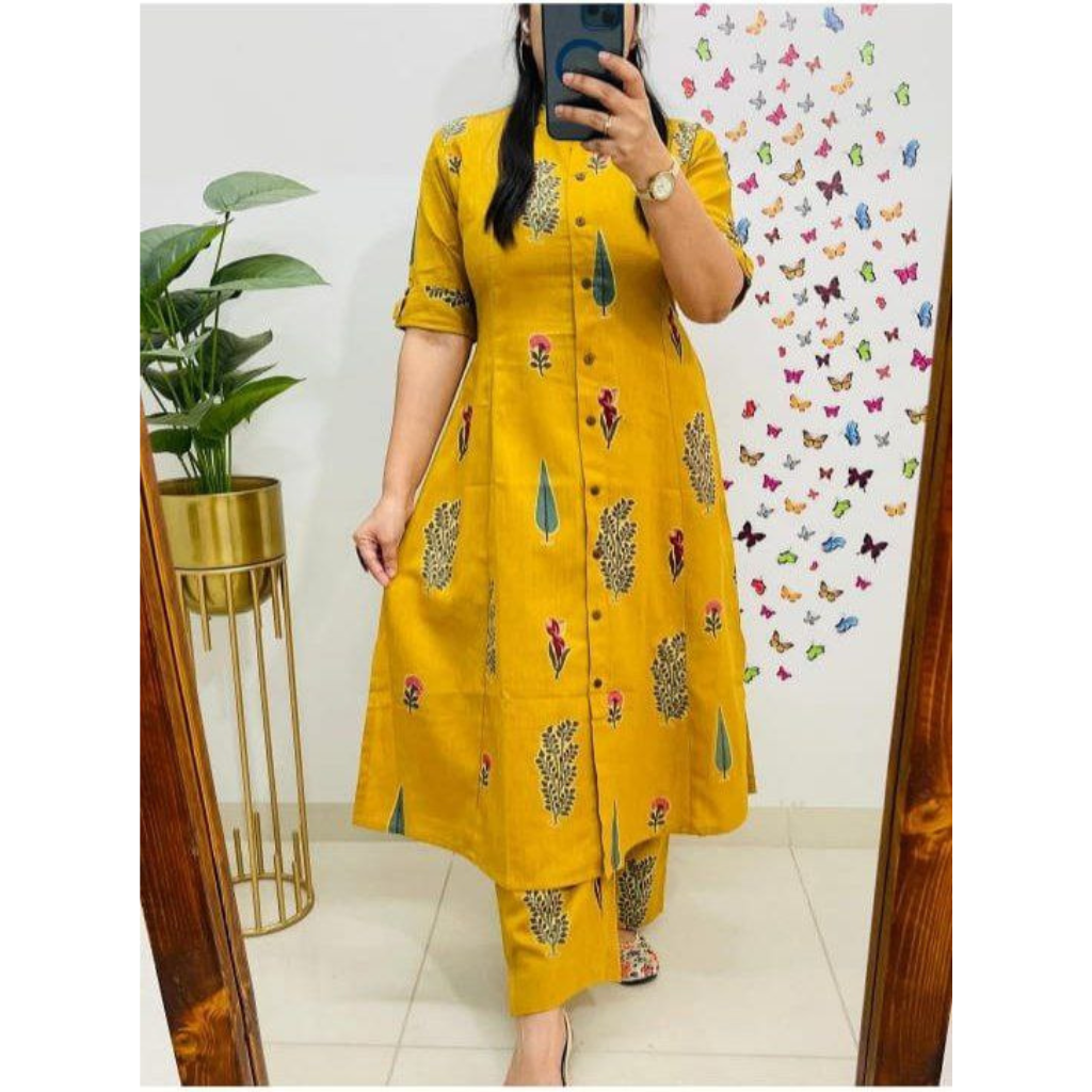 Exclusive A-Line Women’s Kurti Co-ord Set