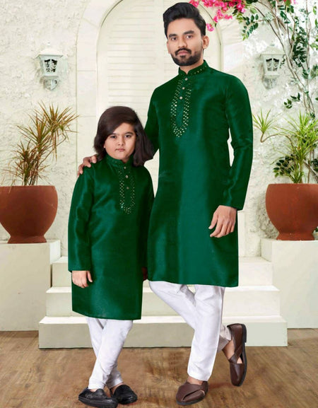 Father and Son Same Matching Kurta Pajama Set