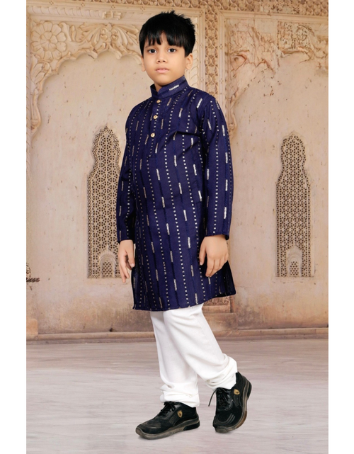 Load image into Gallery viewer, Festive Kids Boy Indian Kurta Pajama mahezon
