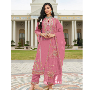 Festive Designer Women Kurta Pant Dupatta Set mahezon