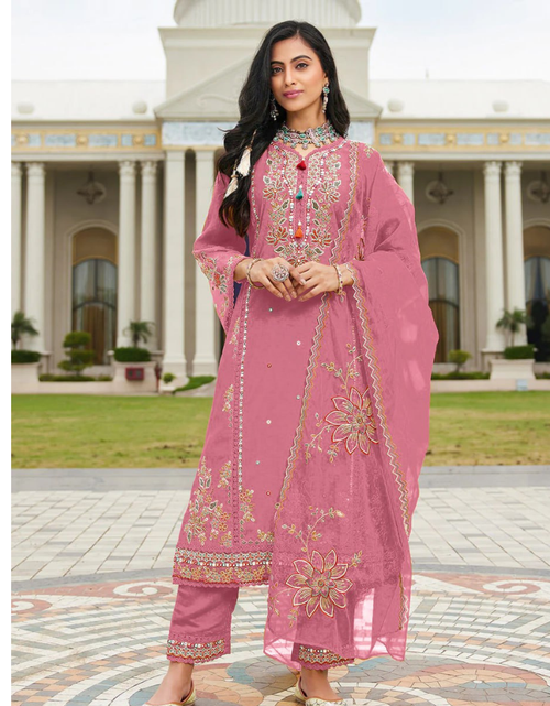 Load image into Gallery viewer, Festive Designer Women Kurta Pant Dupatta Set mahezon
