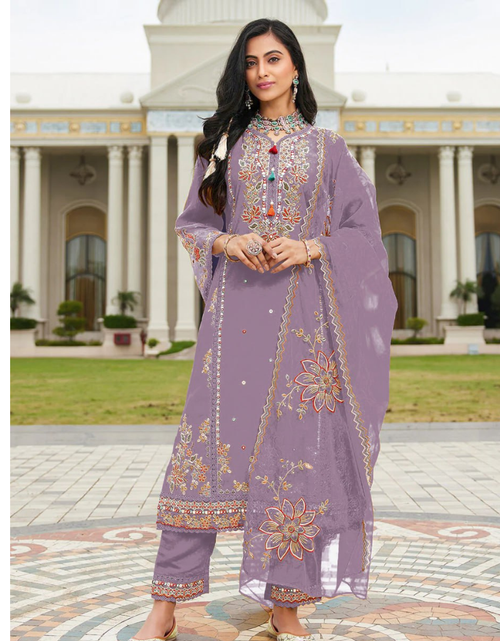 Load image into Gallery viewer, Festive Designer Women Kurta Pant Dupatta Set mahezon
