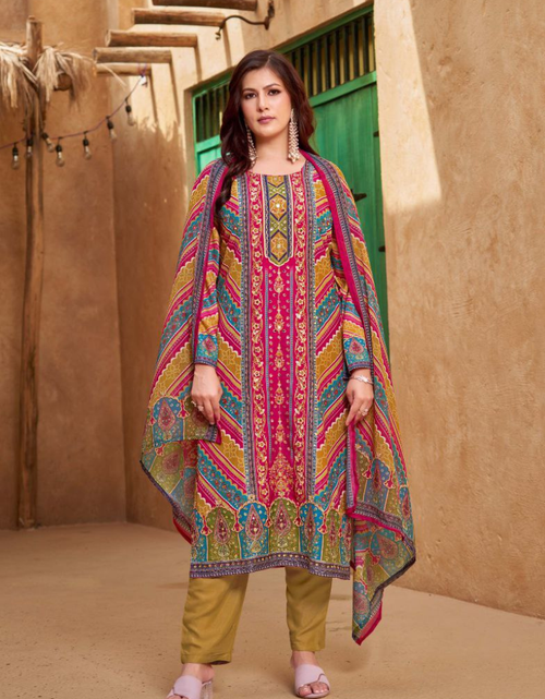 Load image into Gallery viewer, Festive Designer Women’s Kurta Pant Dupatta Suit mahezon
