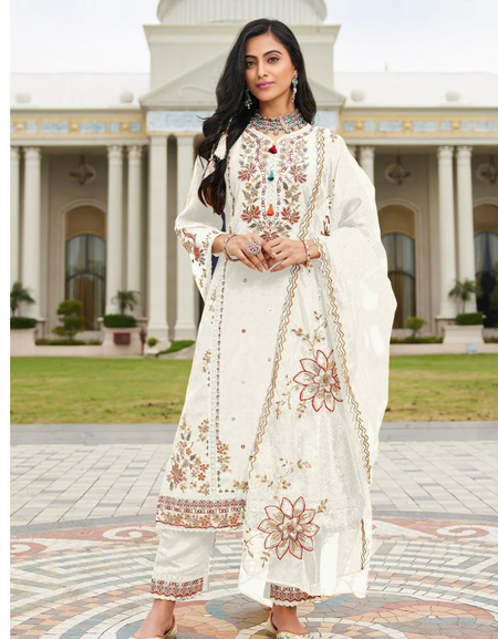 Festive Designer Women Kurta Pant Dupatta Set mahezon