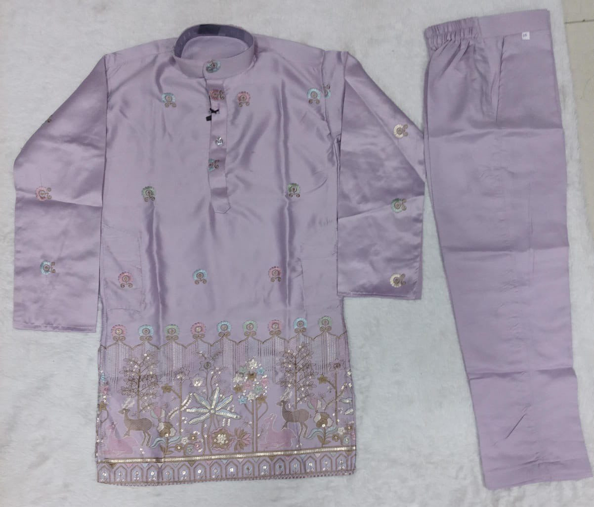 Festive Ethnic Traditional Indian Kids Boy Indian Kurta Pajama Set mahezon
