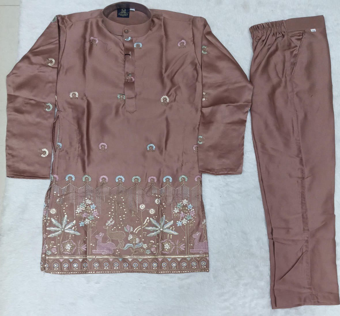 Festive Ethnic Traditional Indian Kids Boy Indian Kurta Pajama Set mahezon