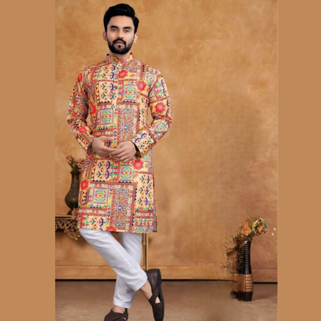 Festive Indian Men Kurta Pajama Set Royal Export