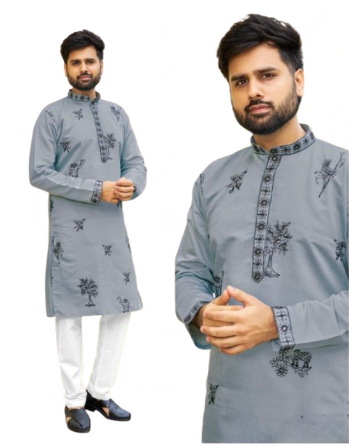 Load image into Gallery viewer, Festive Indian Premium Men Kurta Pajama Set mahezon
