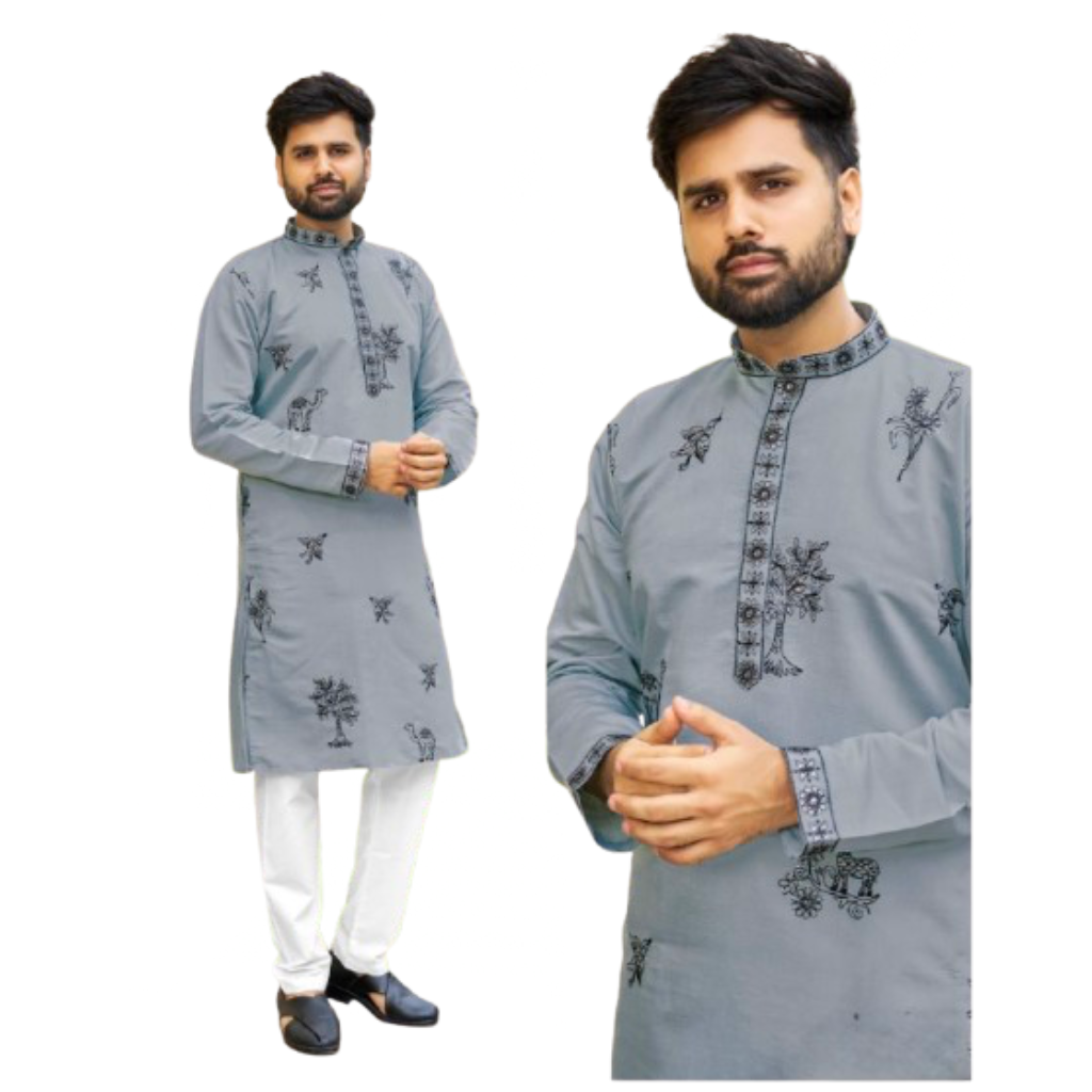 Festive Indian Premium Men Kurta Pajama Set mahezon
