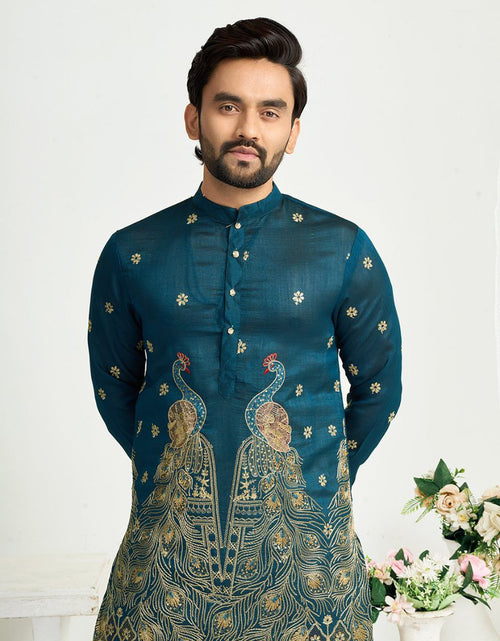 Load image into Gallery viewer, Festive Indian Premium Men Kurta mahezon
