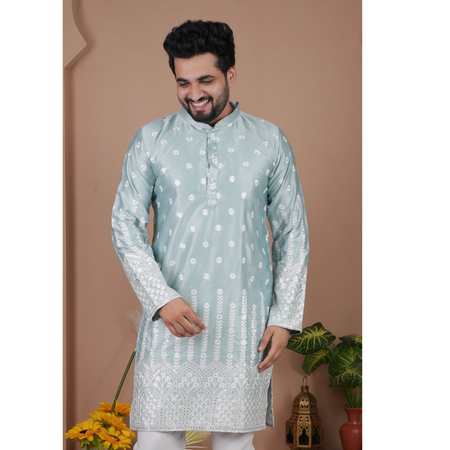 Festive Indian Stylish Men’s Kurta Pajama Set mahezon