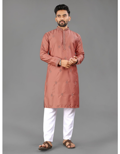 Load image into Gallery viewer, Indian Traditional Designer Cotton Men Kurta Pajama mahezon
