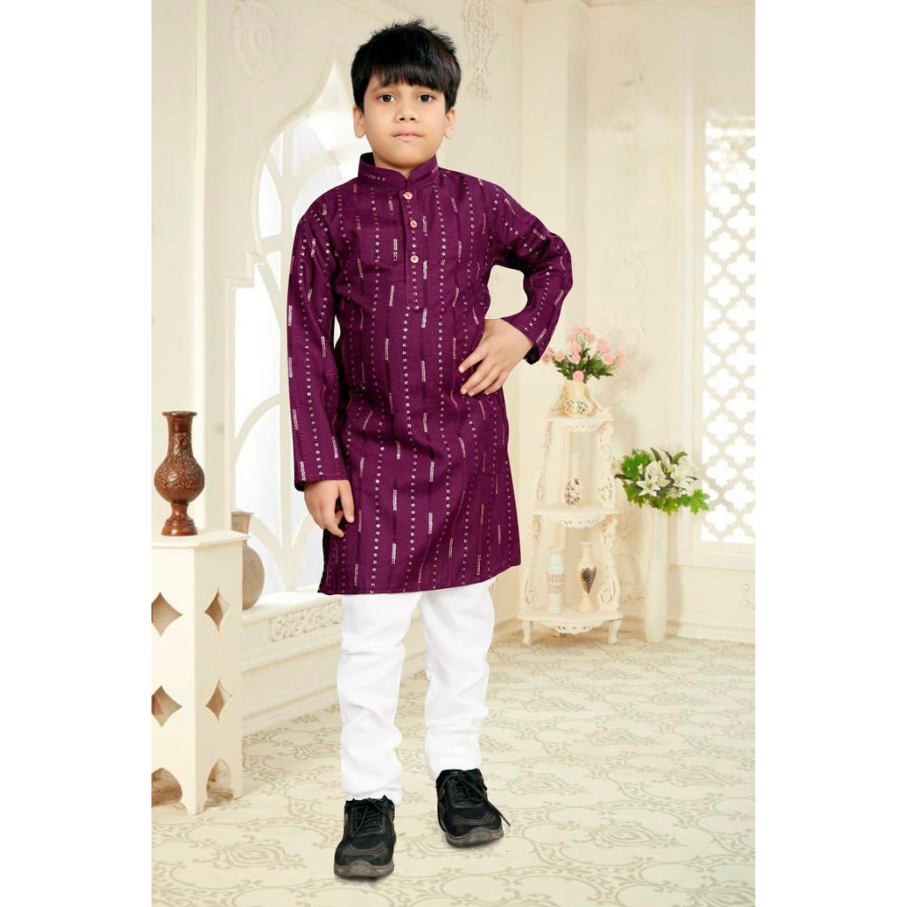 Festive Kids Boy Indian Kurta Pajama mahezon