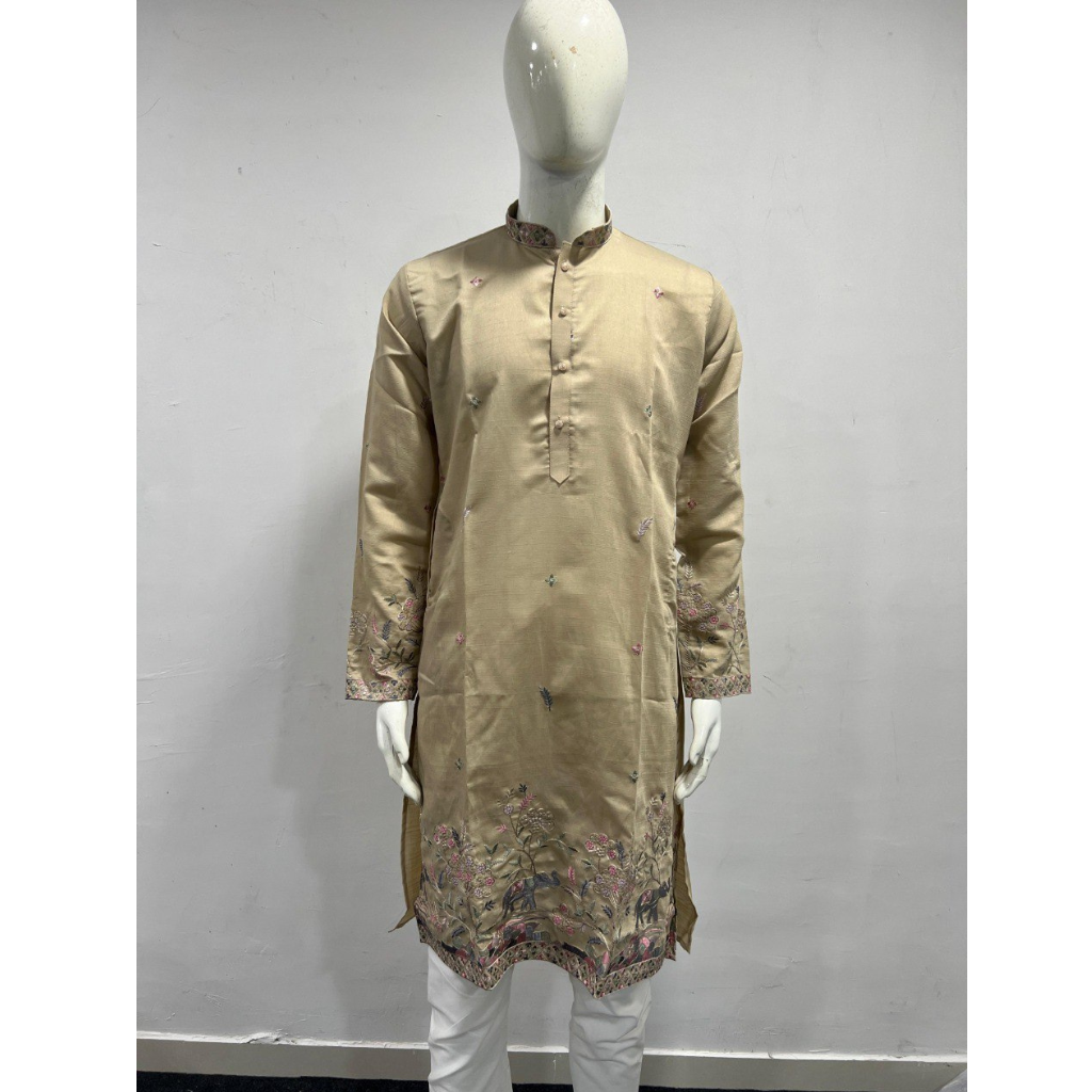 Festive Men’s Cotton Traditional Kurta Pyjama Set mahezon