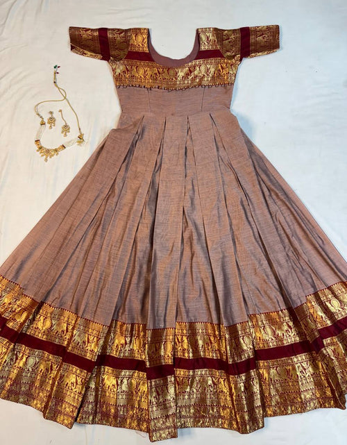 Load image into Gallery viewer, Festive Women’s Gown Dupatta Dress
