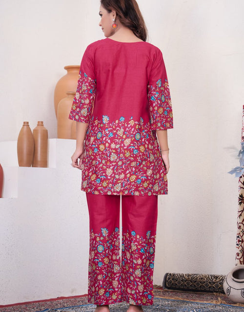 Load image into Gallery viewer, Festive Premium Designer Women’s Co-Ord Set
