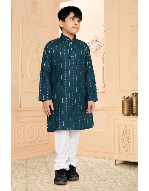 Load image into Gallery viewer, Festive Kids Boy Indian Kurta Pajama mahezon
