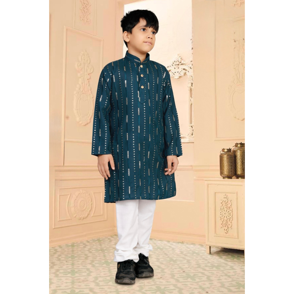 Festive Kids Boy Indian Kurta Pajama mahezon