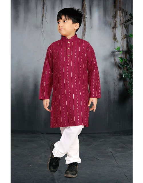 Load image into Gallery viewer, Festive Kids Boy Indian Kurta Pajama mahezon
