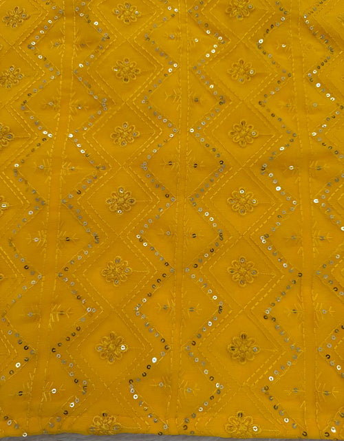 Load image into Gallery viewer, Festive Special Georgette Women Kurti Pant Dupatta Set mahezon
