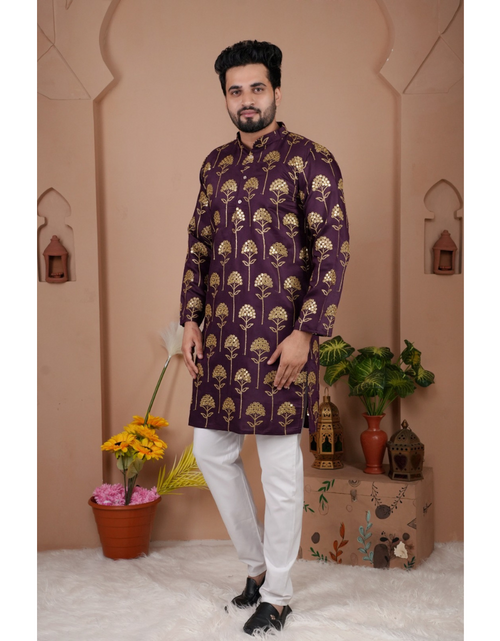 Load image into Gallery viewer, Festive Stylish Men’s Kurta Pajama Set mahezon
