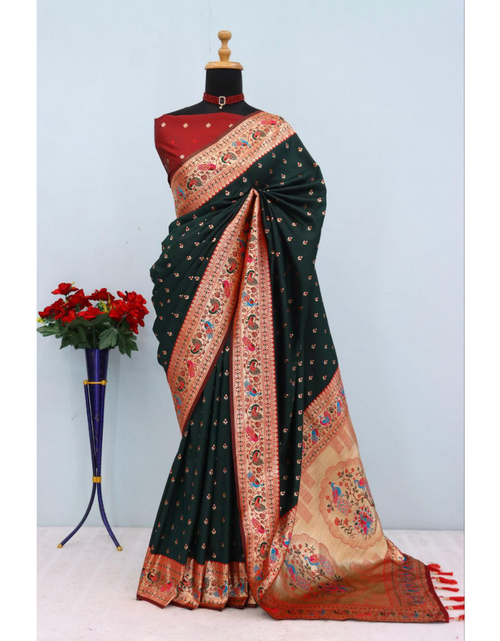 Load image into Gallery viewer, Festive Women’s Paithani Saree mahezon
