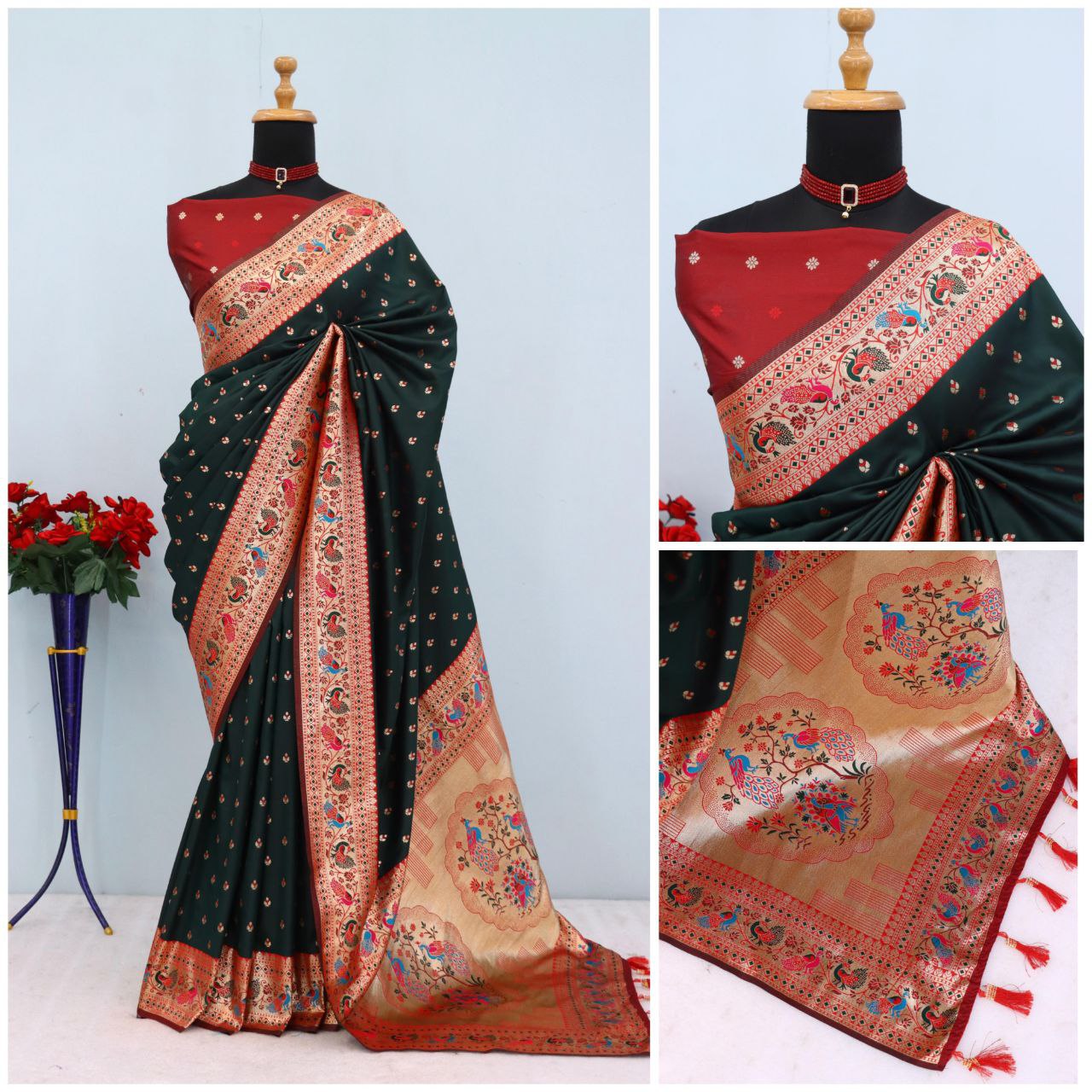 Festive Women’s Paithani Saree mahezon