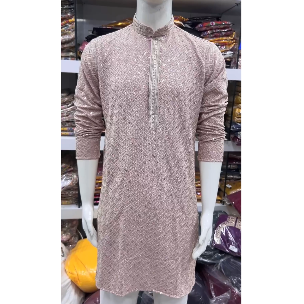 Festive Traditional Indian Premium Men Kurta Pajama Set mahezon