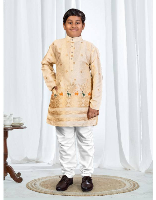 Load image into Gallery viewer, Festive Traditional Kids Boy Indian Kurta Pajama Set mahezon
