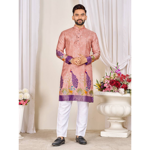 Festive Indian Traditional Men Kurta Pajama Set mahezon
