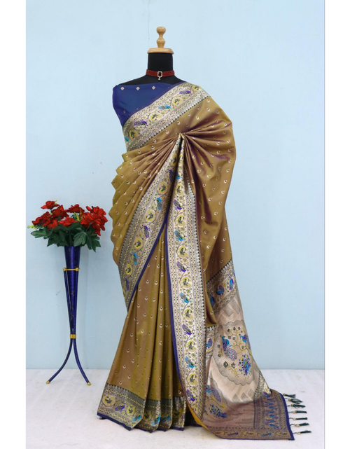 Load image into Gallery viewer, Festive Women’s Paithani Saree mahezon
