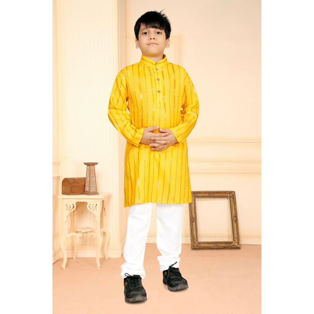 Festive Kids Boy Indian Kurta Pajama mahezon