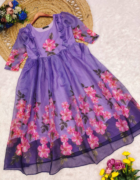 Floral Party Wear Women Maxi Dress mahezon