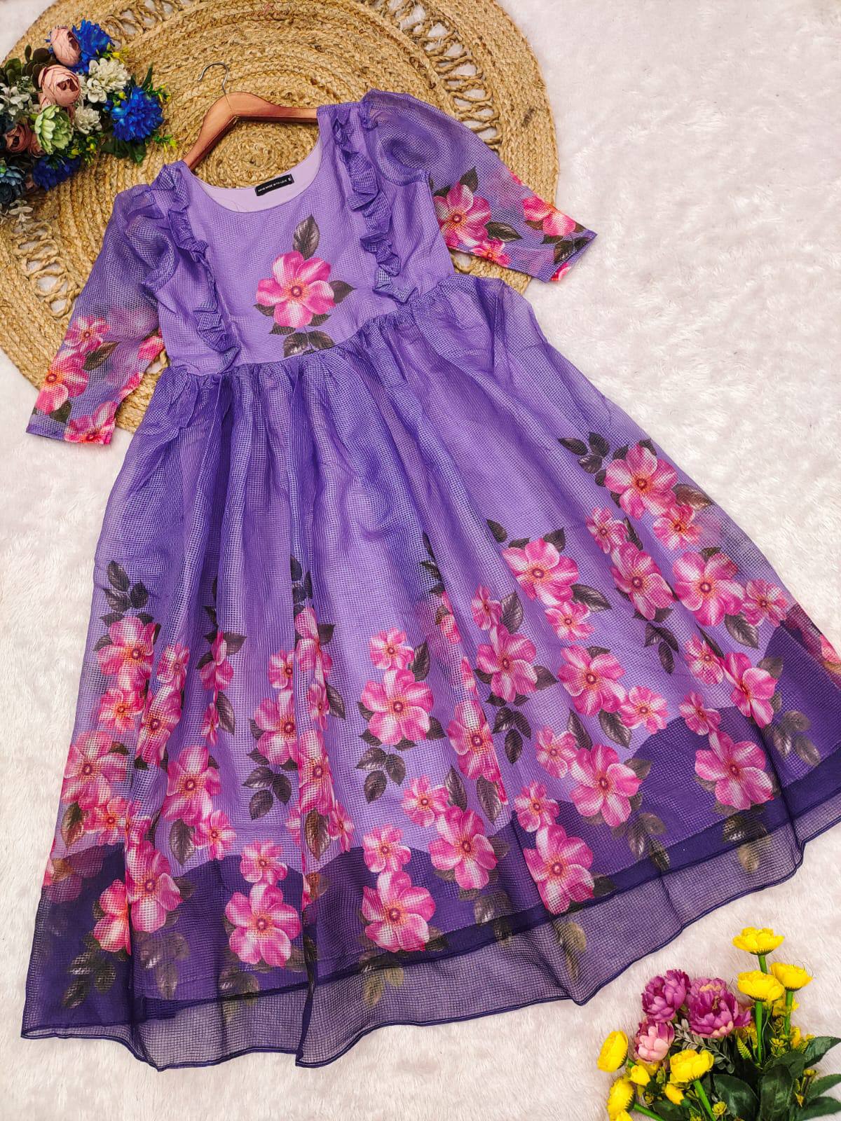 Floral Party Wear Women Maxi Dress mahezon