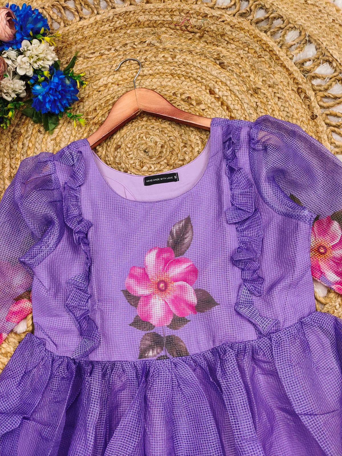 Floral Party Wear Women Maxi Dress mahezon