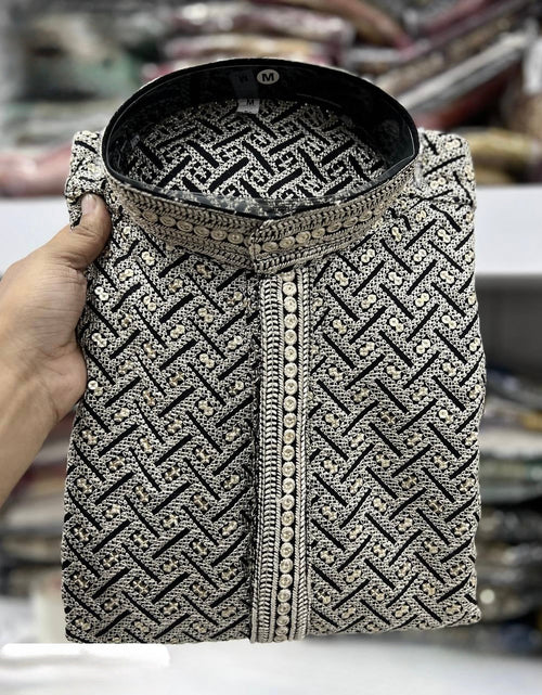 Load image into Gallery viewer, Festive Traditional Indian Premium Men Kurta Pajama Set mahezon
