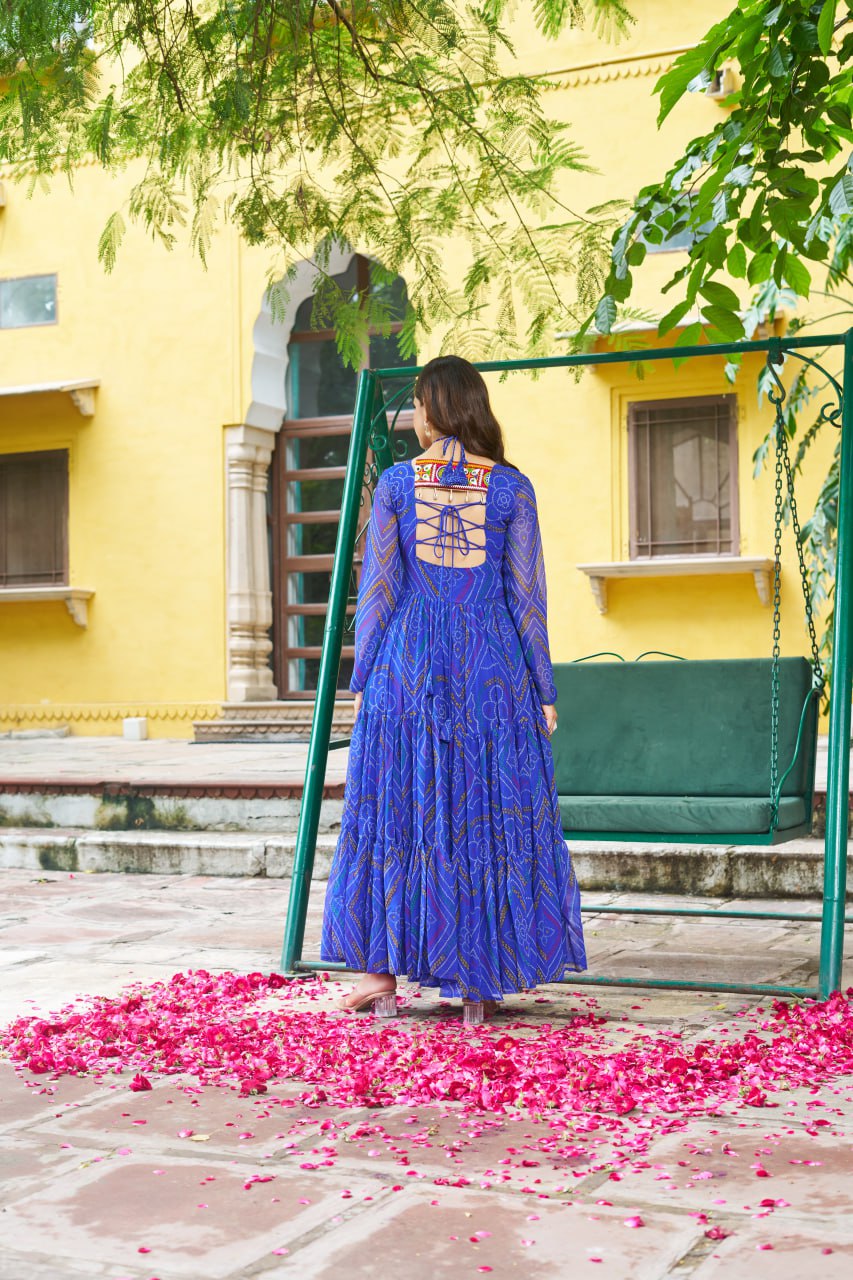 Navratri Traditional Indian Women Gown Dress mahezon