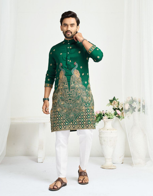 Load image into Gallery viewer, Festive Indian Premium Men Kurta mahezon
