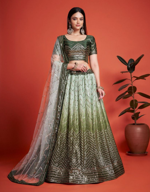 Load image into Gallery viewer, Premium Heavy Embroidery Party wear Women Lehengas mahezon

