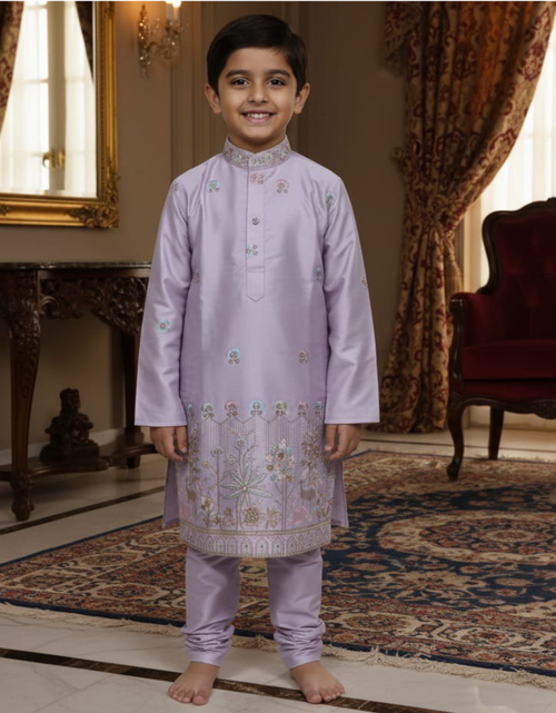 Load image into Gallery viewer, Festive Ethnic Traditional Indian Kids Boy Indian Kurta Pajama Set mahezon
