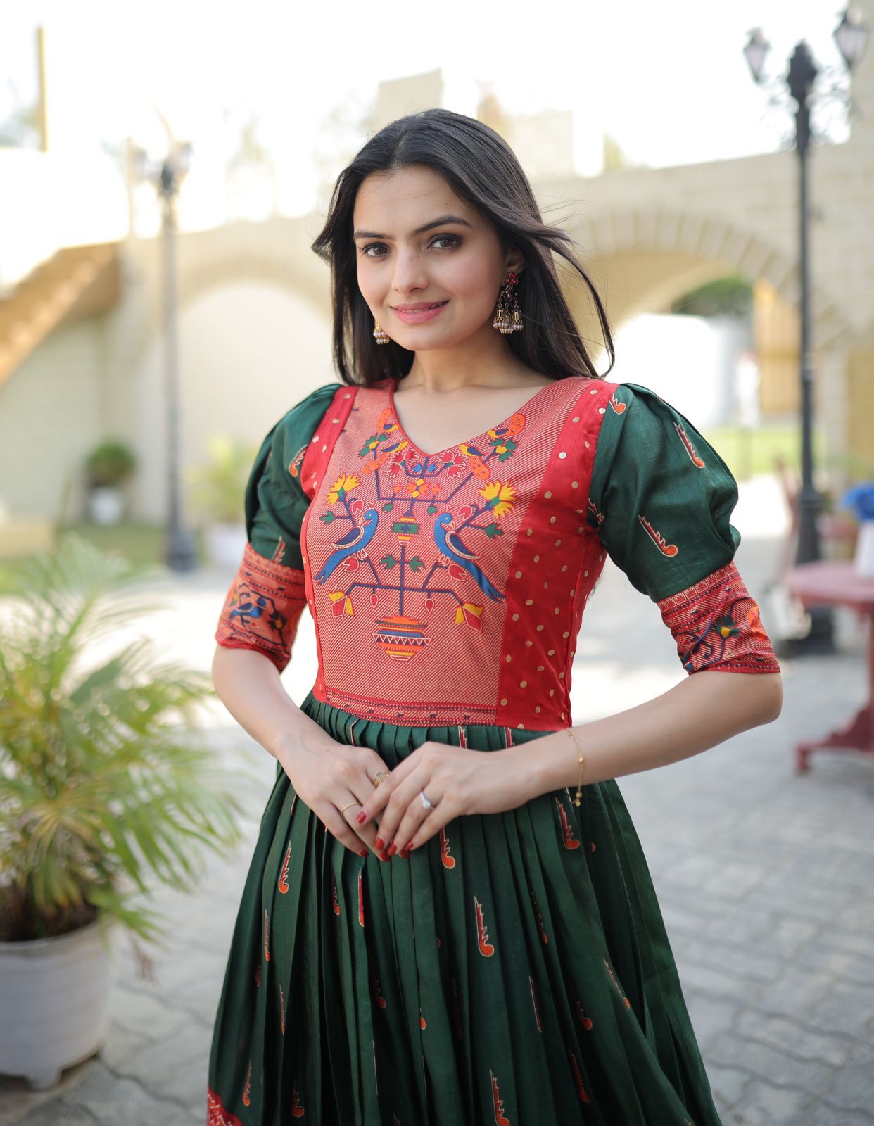 Beautiful Premium Party wear Mom and Daughter same matching Gown Dress mahezon