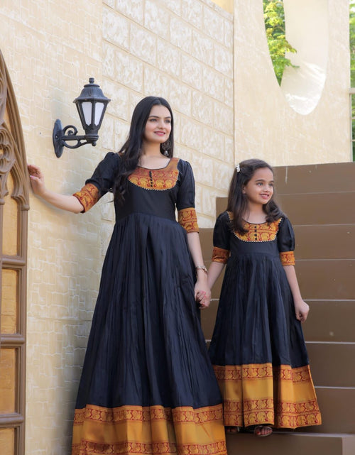 Load image into Gallery viewer, Premium Designer Etnic Wear Mom and Daughter Same Matching Gown Collection mahezon
