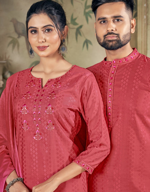 Load image into Gallery viewer, Beautiful Traditional Men and Women Couple Wear Same Matching Dress mahezon

